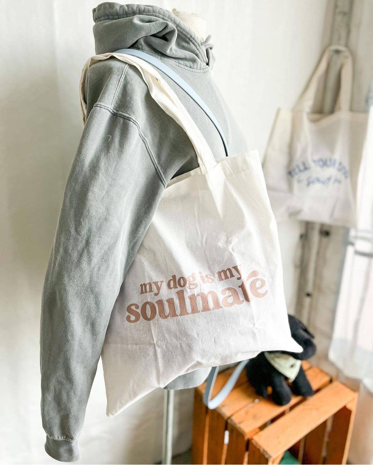 MY DOG IS MY SOULMATE TOTE