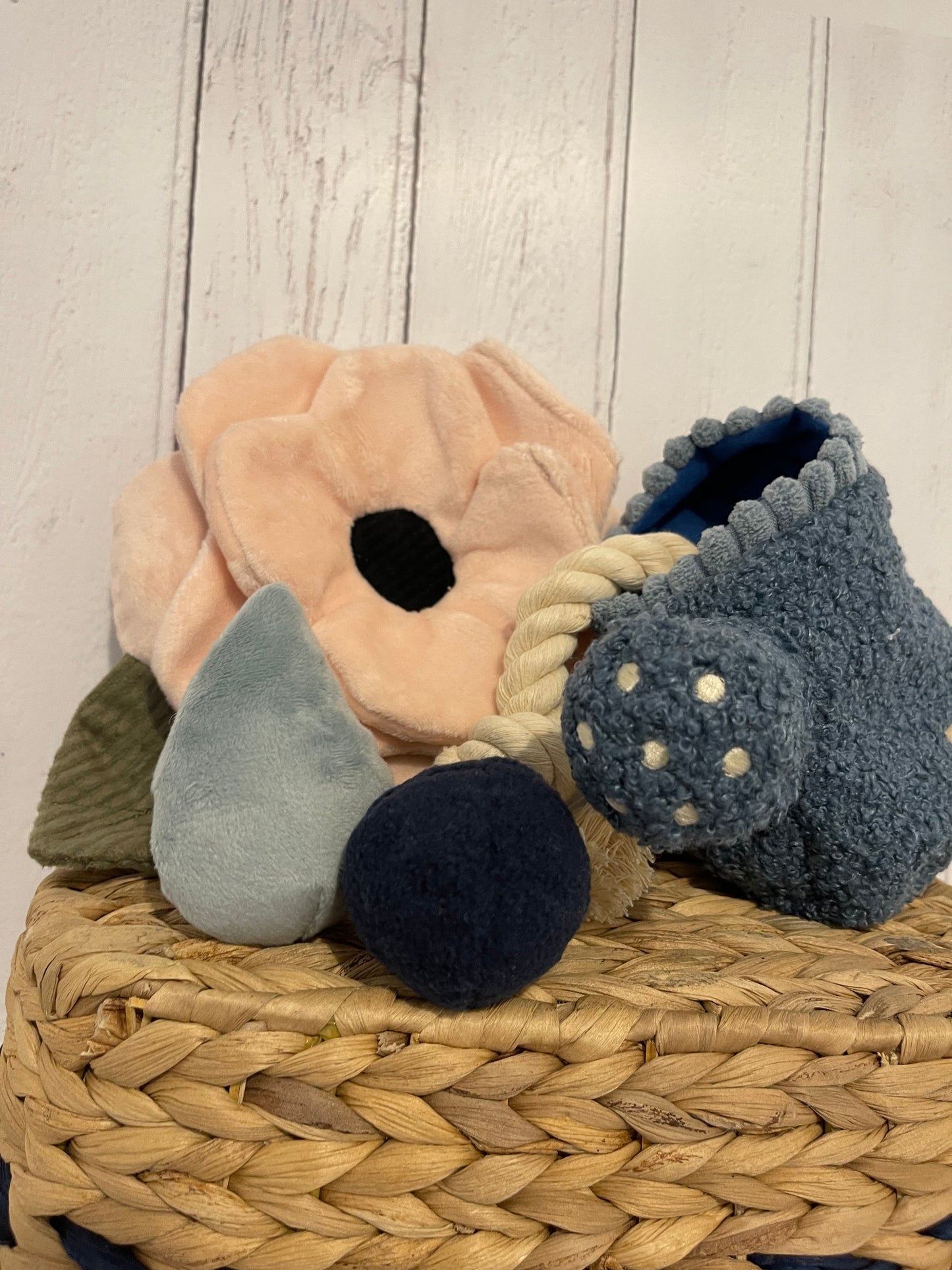 Poppy // Enrichment Dog Toy // Squeaky + Snuffle Toy