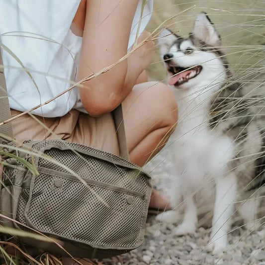 Forager Bag// Built-in Poop Bag Dispenser