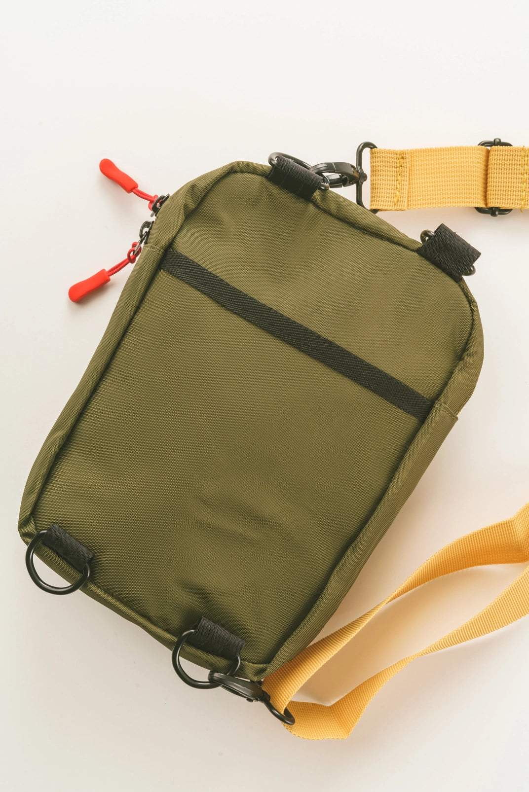 RECYCLED CROSSBODY BAG  Olive and Khaki