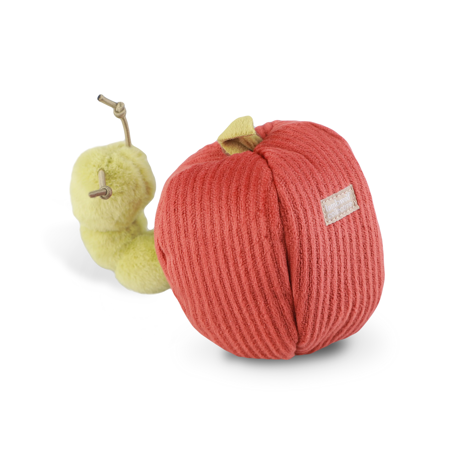 Apple & Catterpillar // Enrichment Dog Toy // Squeaky + Snuffle Toy