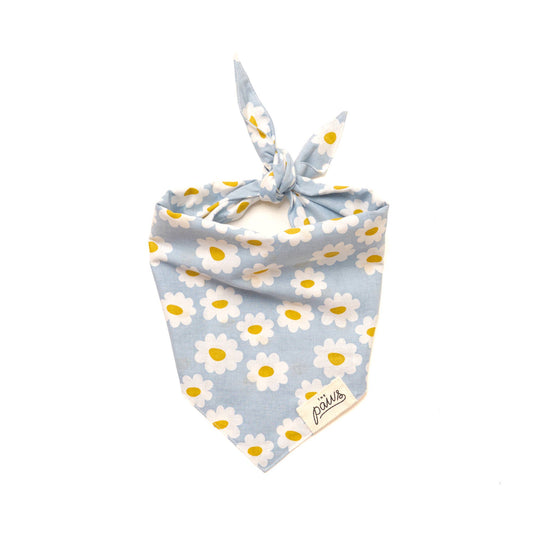 BLUE DAISY CHAIN BANDANA