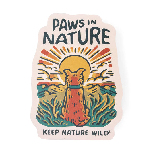 PAWS IN NATURE STICKER