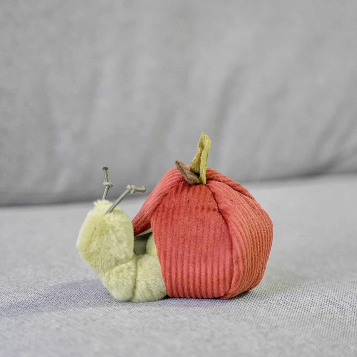 Apple & Catterpillar // Enrichment Dog Toy // Squeaky + Snuffle Toy