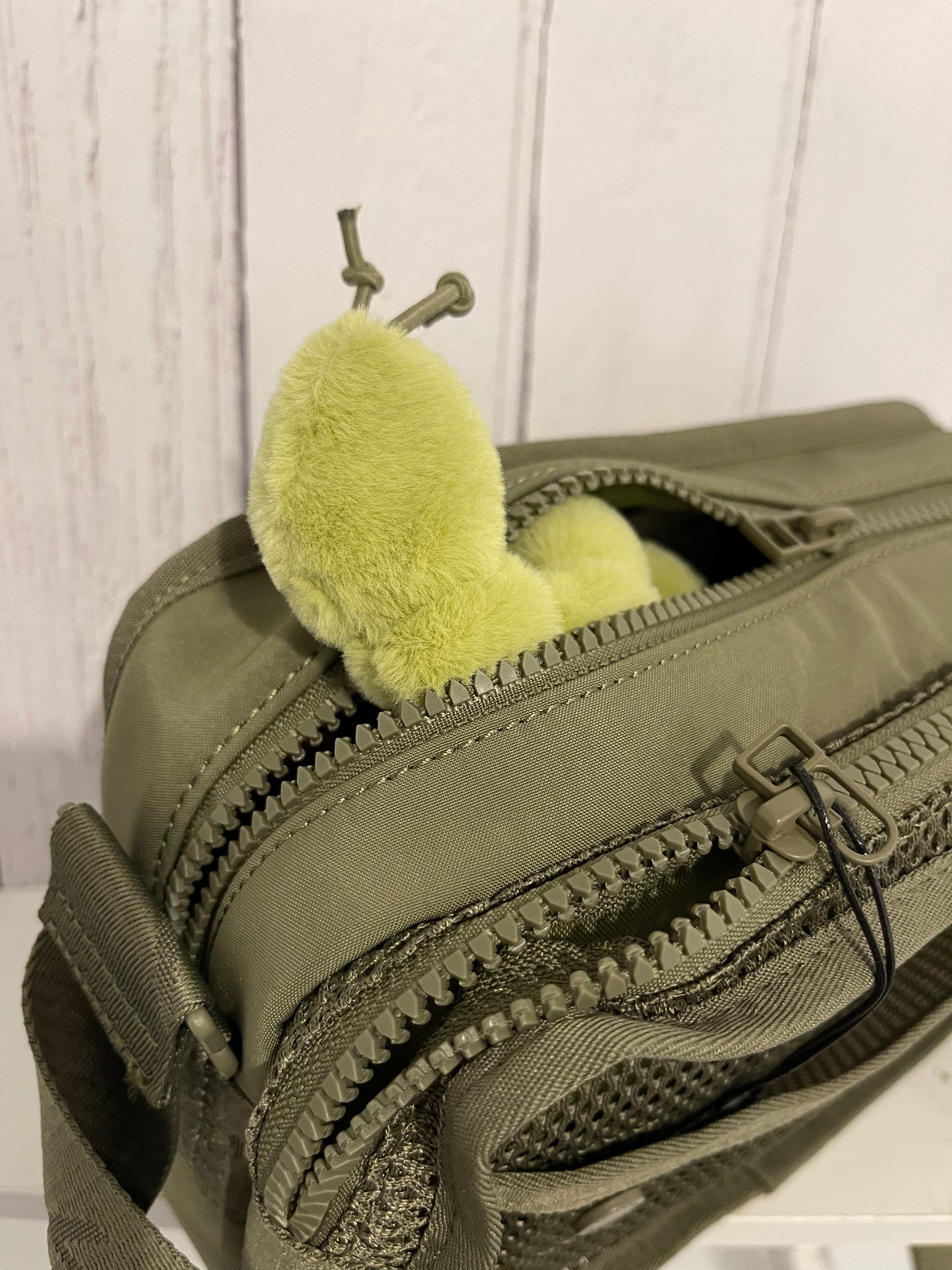 Apple & Catterpillar // Enrichment Dog Toy // Squeaky + Snuffle Toy