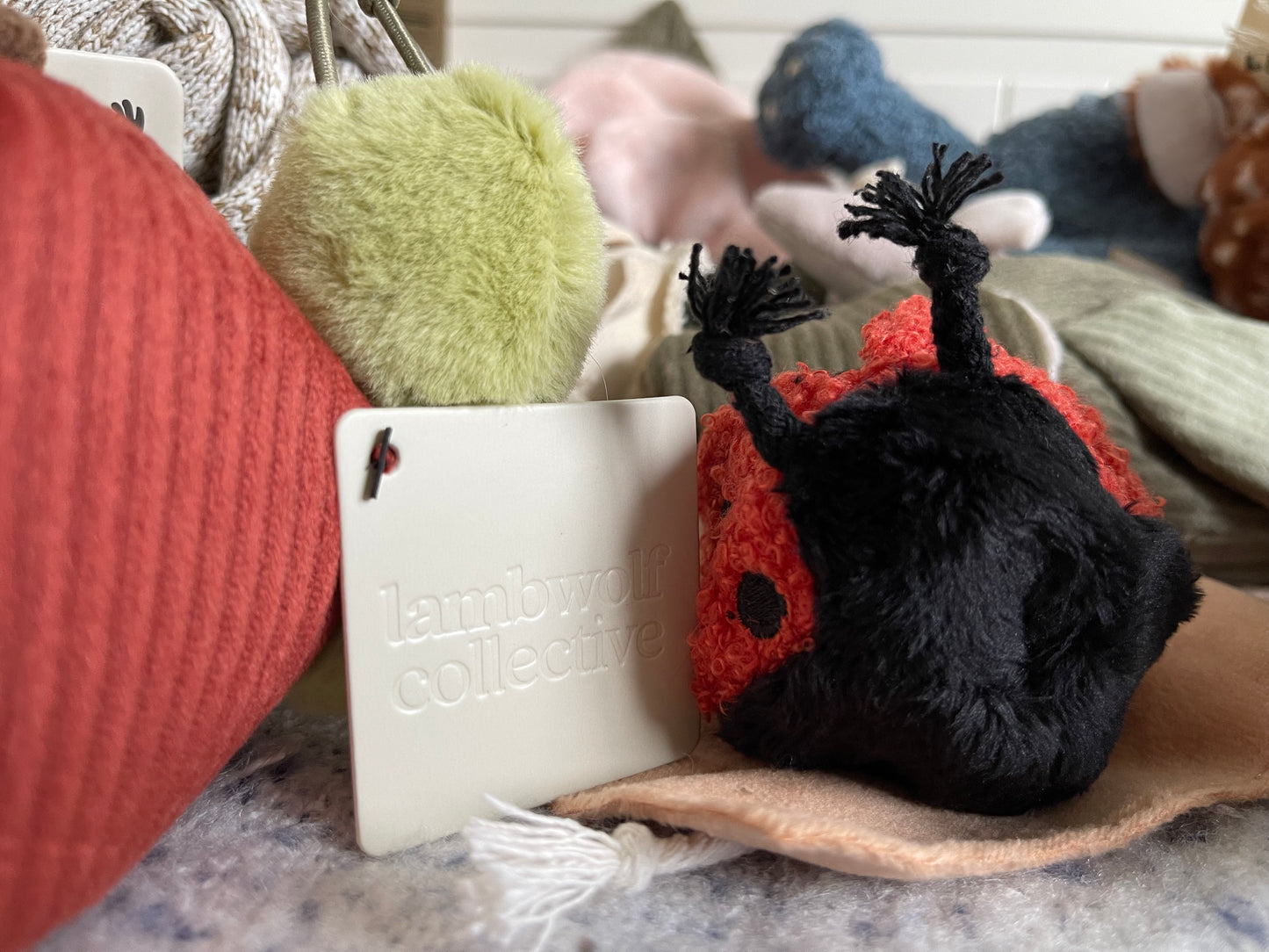 Apple & Catterpillar // Enrichment Dog Toy // Squeaky + Snuffle Toy