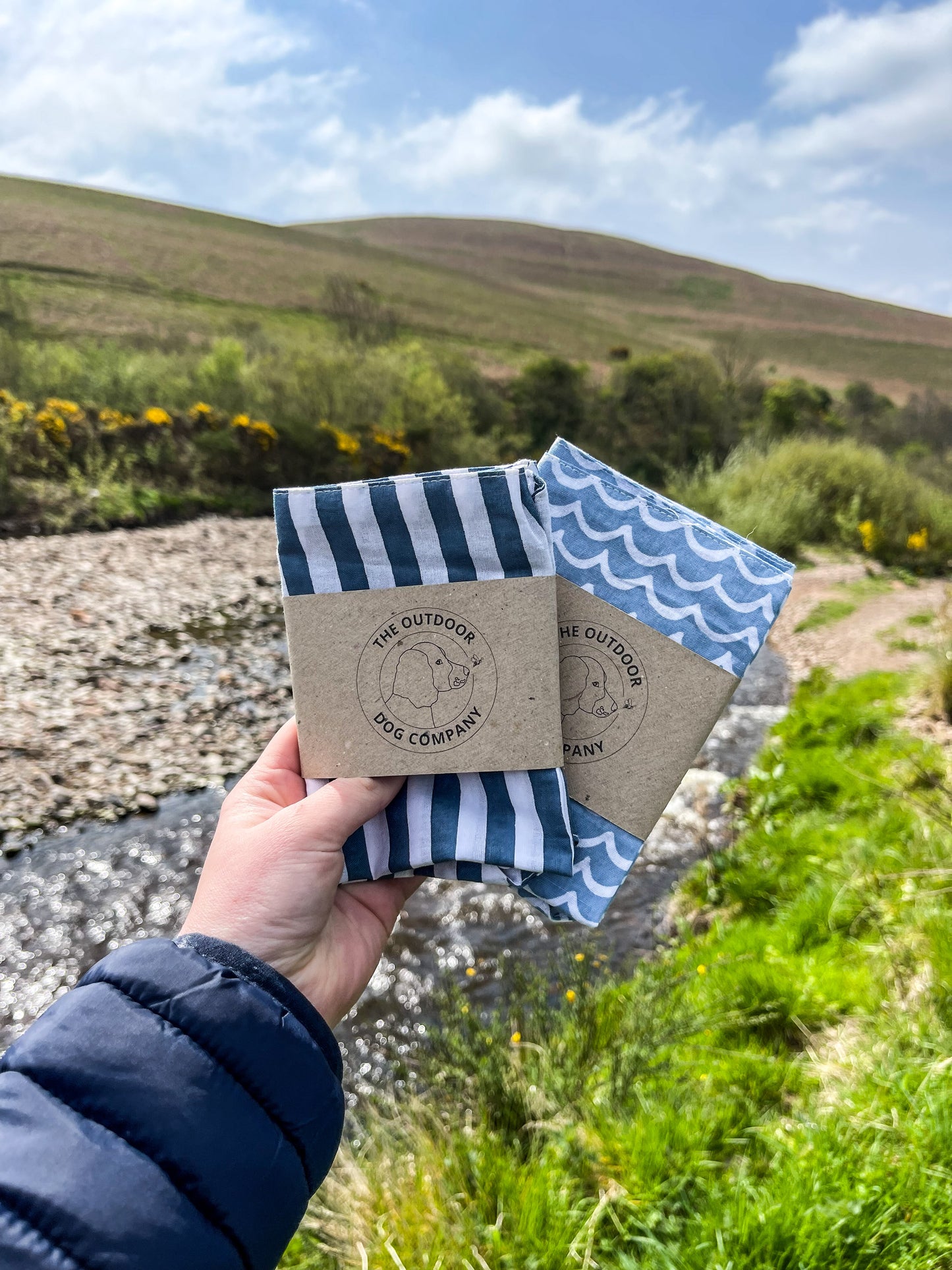 NAUTICAL STRIPE BANDANA