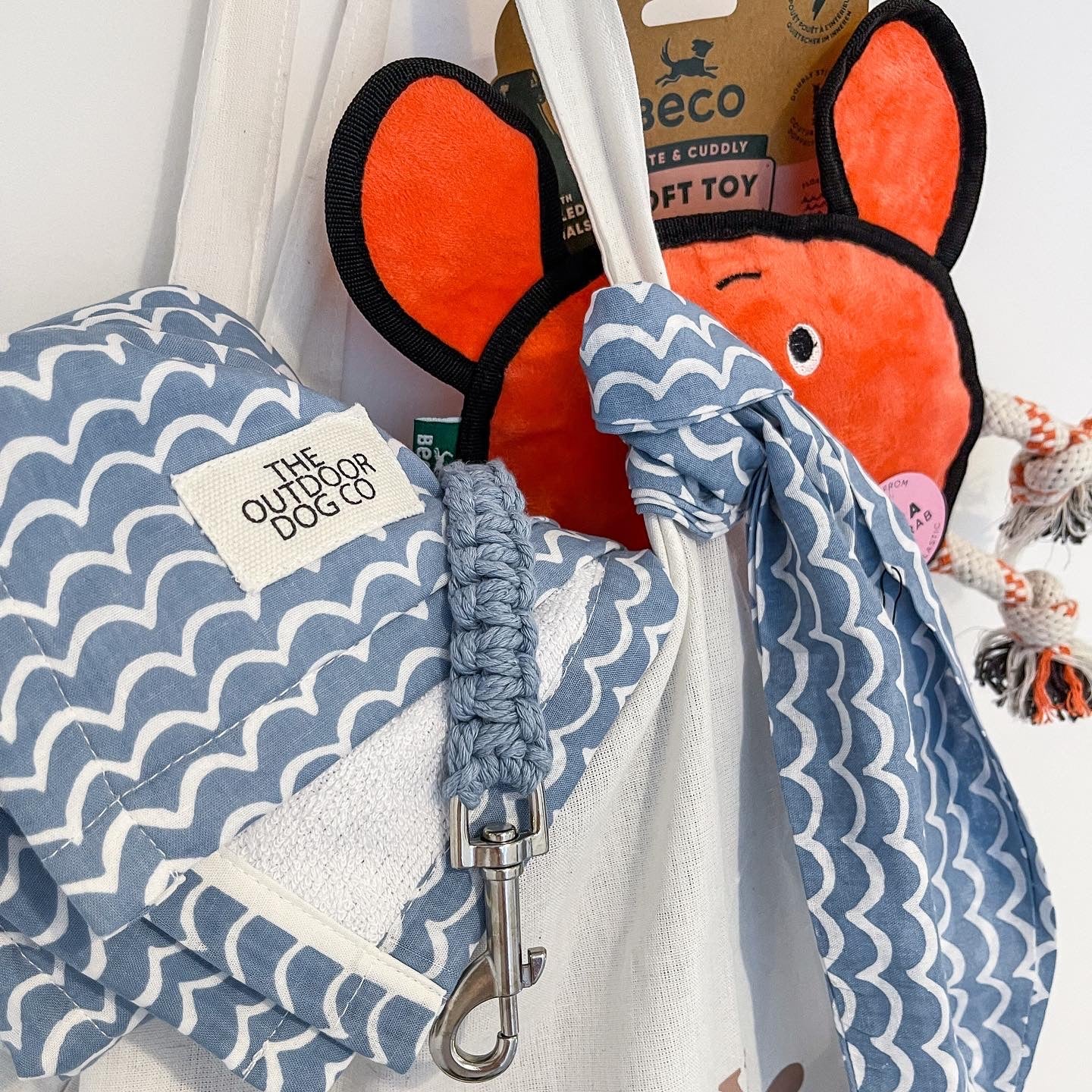 LITTLE WAVES DOG TOWEL
