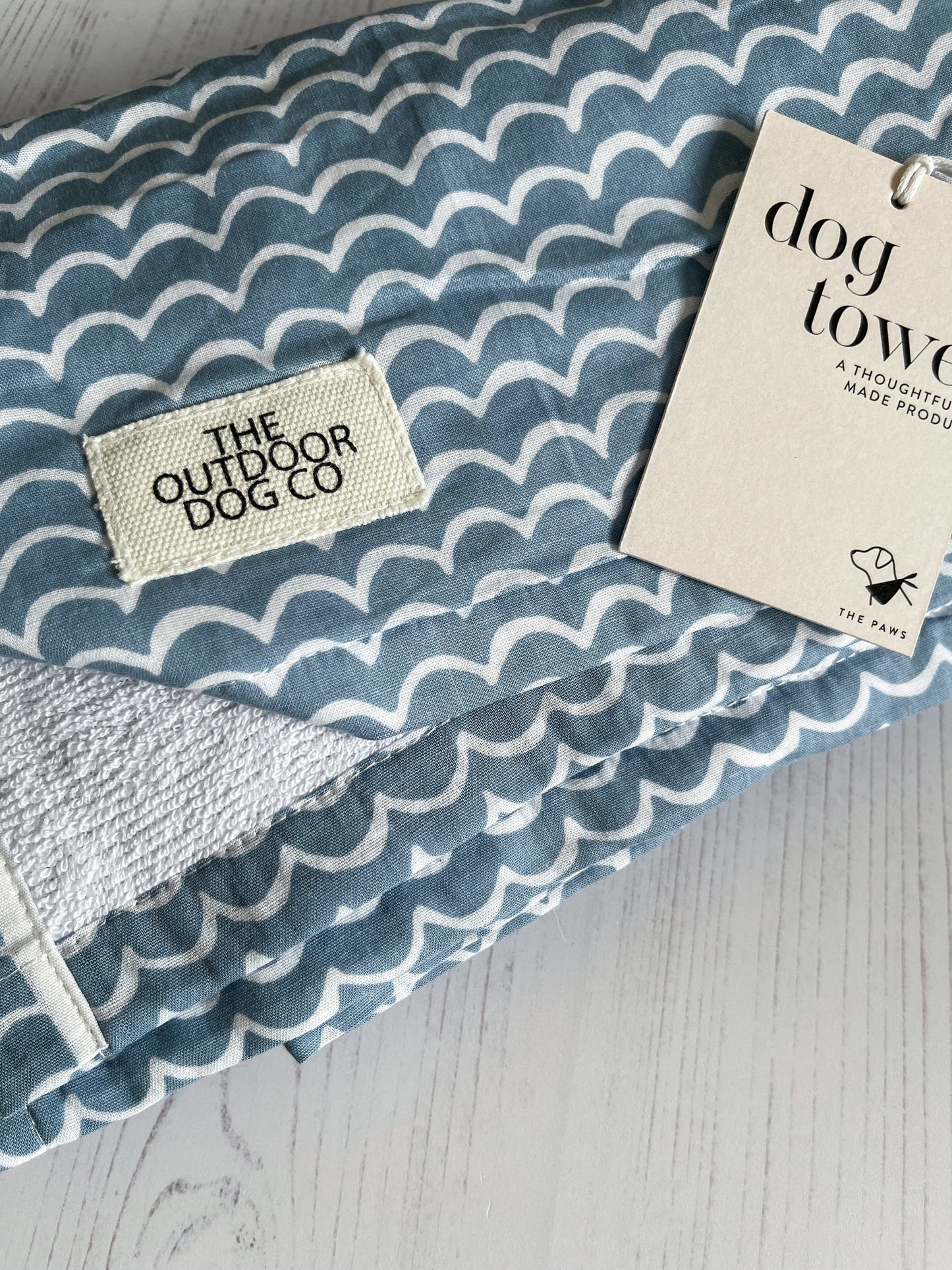 LITTLE WAVES DOG TOWEL
