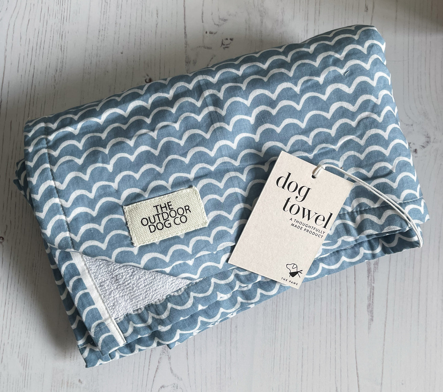 LITTLE WAVES DOG TOWEL