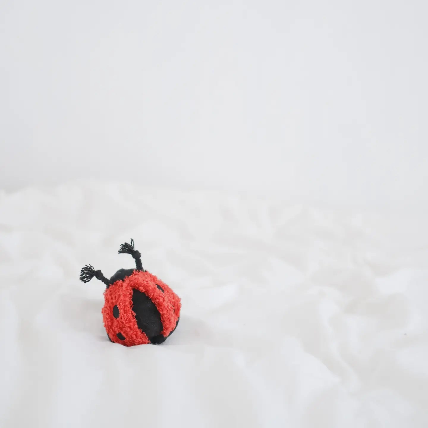 Ladybug Pop // Enrichment Dog Toy // Squeaky Ball // Mini