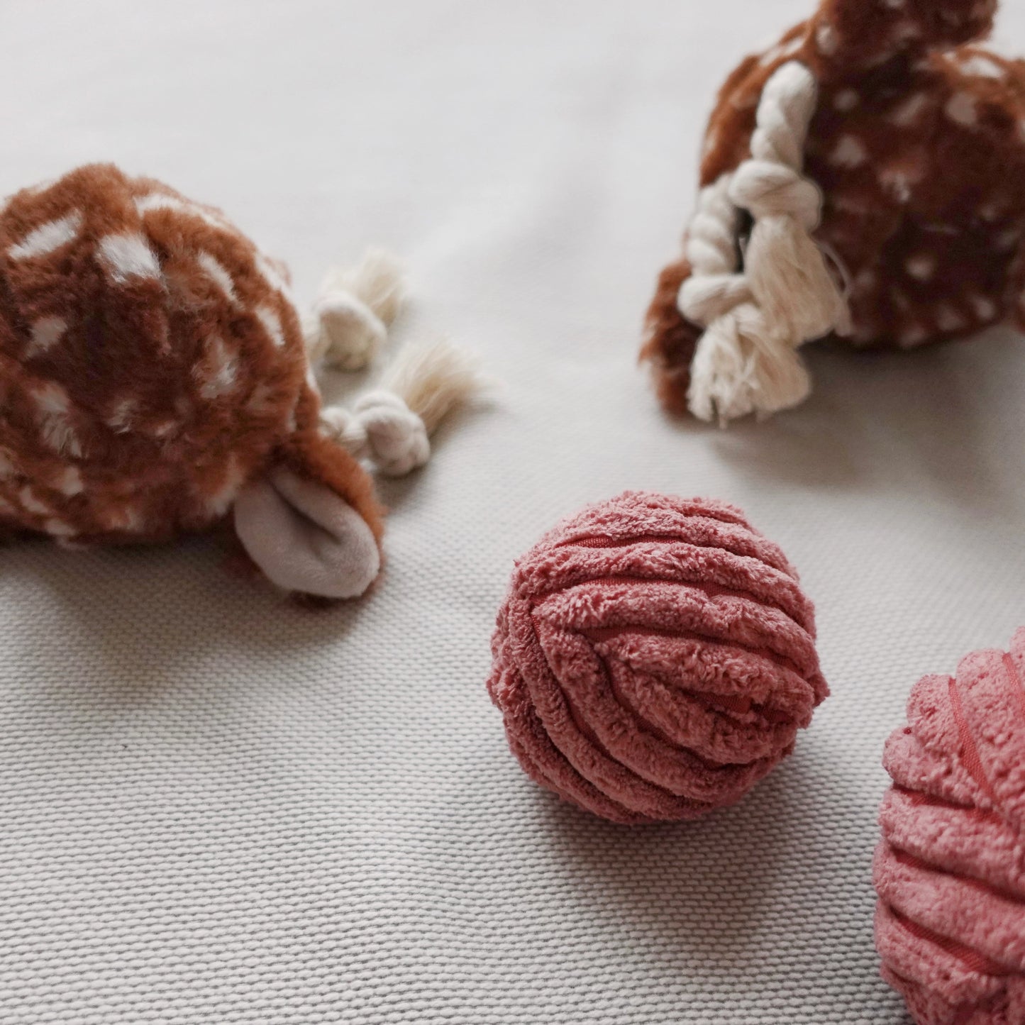 Fawn Pop // Enrichment Dog Toy // Squeaky Ball